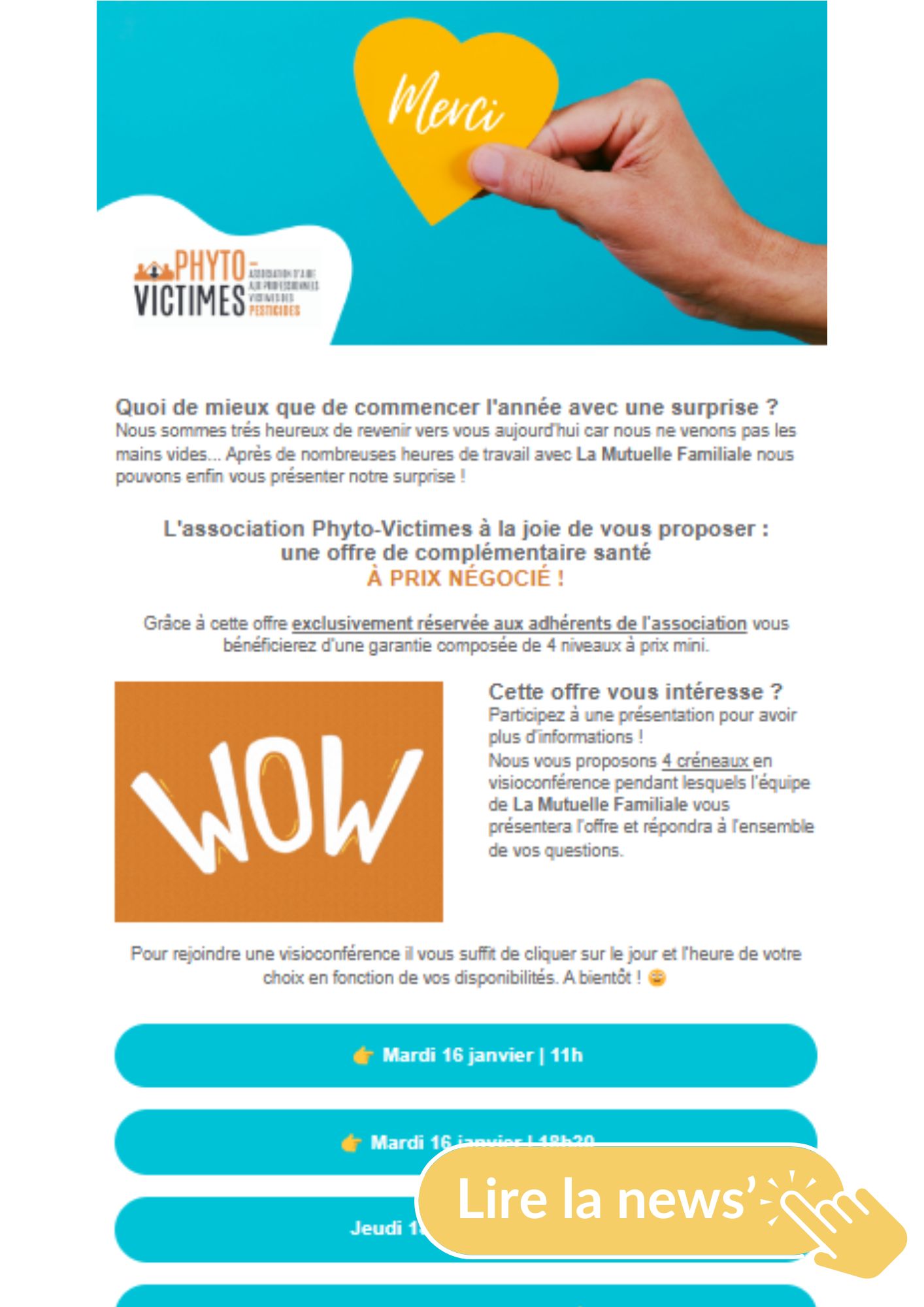 offre de mutuelle à prix négocié phyto-victimes